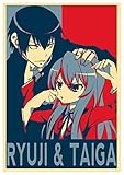 Instabuy Poster Toradora Propaganda Ryuji & Taiga - Formato A3 (42x30 cm)