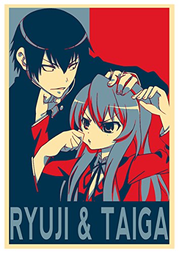 Poster Toradora Propaganda Ryuji e Taiga