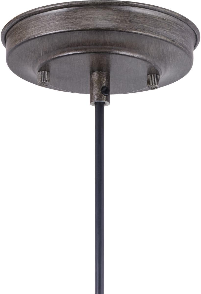 Progress Lighting Englewood Collection 1-Light Farmhouse Outdoor Hanging Lantern Light Antique Pewter