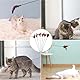 KYLOS Katzenspielzeug Spielzeug Mit Federn,Federstab,Interaktives Katzenspielzeug Set Für Kätzchen Und Katzen,Katzenspielzeug