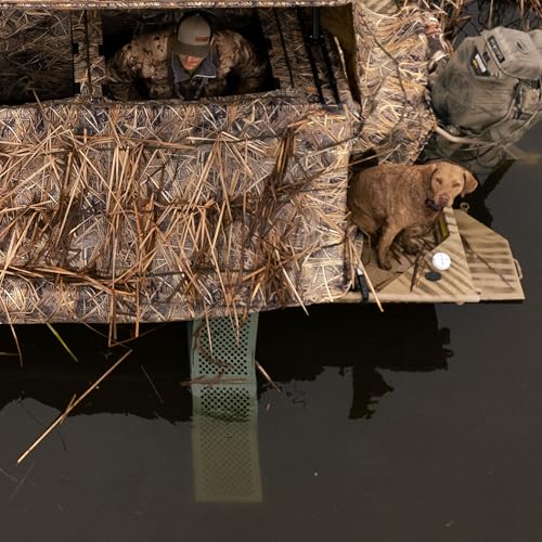 Beavertail Folding Dog Ladder for Boats, Olive Drab Green