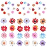 DEARMAMY Botones de Madera Pequeños para Costura 50 Unidades Diseño Floral Pintado a Mano Ideales para Manualidades y Prendas Delicadas Botones Artesanales para Decoración y Bricolaje