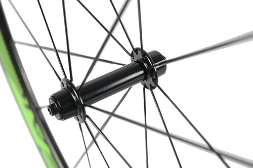 Miniatura 8 de Sunrise, ruedas Wheelset Clincher para bicicleta de calle, de fibra de carbono, 50 mm de profundidad, cubo R13, calcomanía, rin para bicicleta.