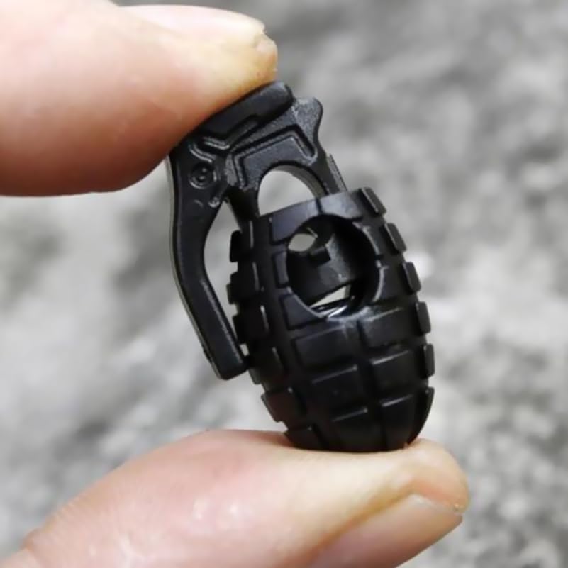 Shoelace Clips, 10 Pack Black Nylon Lace