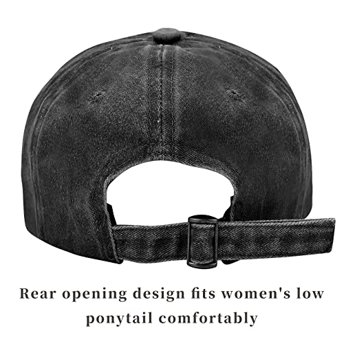 Image of Baseball Cap Unisex Vintage Washed Distressed Cap,Retro Adjustable Dad Hats,Baseball Hat for Men Women