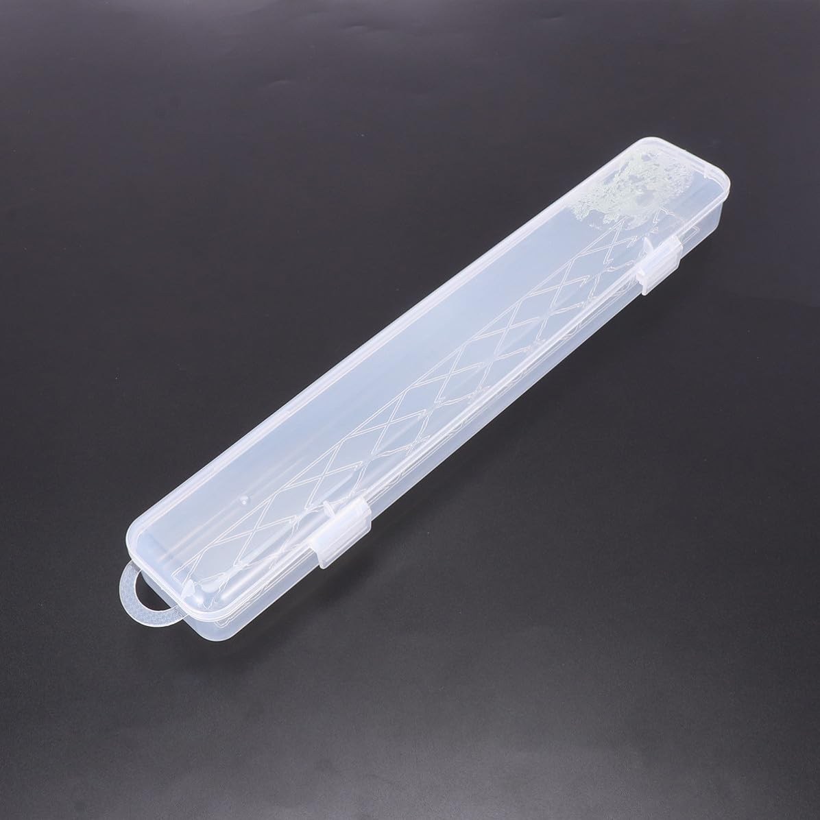 Zerodeko 3 Pezzi Scatola Porta Pennelli Trasparente Multifunzione in Plastico, Organizer Portatile per Make-up e Cancelleria, per Home Organizing e Studenti D'arte