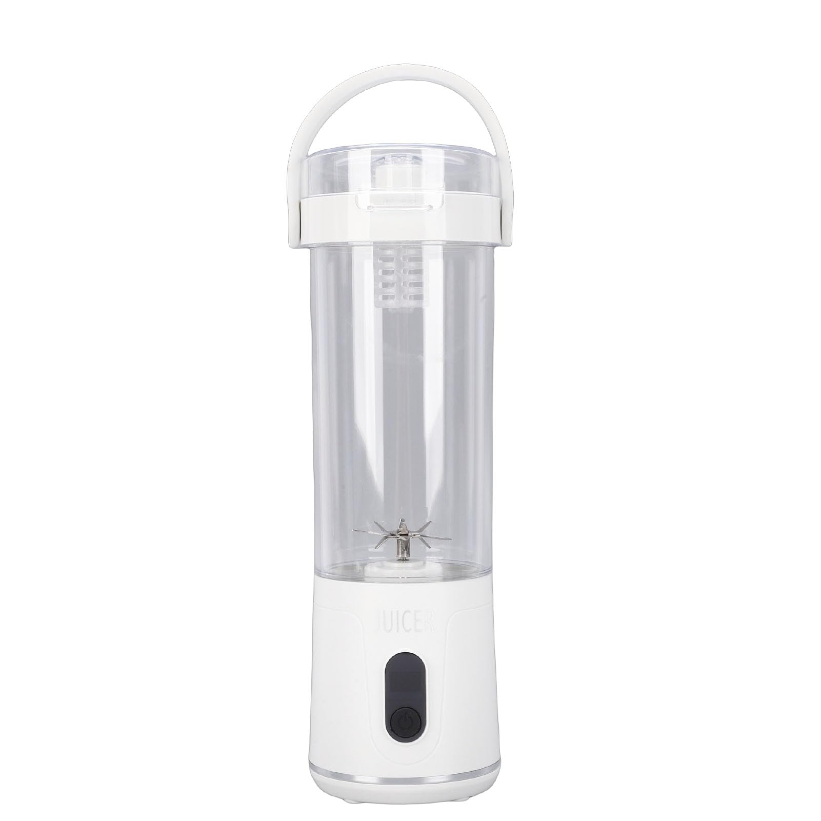 Cryfokt Mini Mélangeur Portable de Voyage avec 12 Lames Dentelées, écran LCD, Chargement de Type C pour Jus de Smoothies, Salle de Sport, Bureau à Domicile, Extérieur, Moteur 50 W, 22 000 Tr/min,