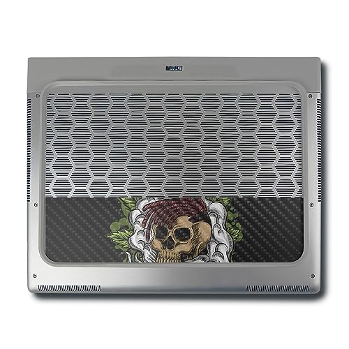 Image of MightySkins Carbon Fiber Skin Compatible With Alienware X16 R1 (2023) Full Wrap Kit - Death By Ganja | Protective Durable Textured Carbon Fiber Finish | Easy To Apply & Change Styles | Made in the USA