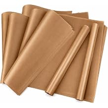Reusable PTFE Teflon Heat Press Sheets for DTF Printing, Heat Resistant Non Stick Transfer Cover Sheets for Sublimation, HTV Vinyl, DTG & White Toner Transfers, 16 x 24 Inch, Pack of 10 Sheets