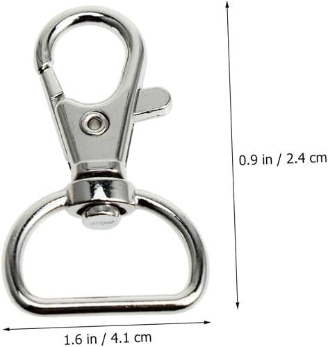 Miniatura 2 de DIY Essential 30 ganchos de hebilla de langosta clips a presión para el hogar bolso llavero cierre