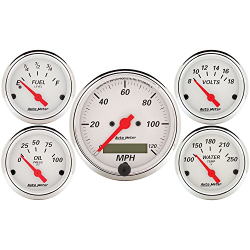 Auto Meter 1302 Arctic White Street Rod Kit
