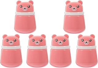 Beaupretty 6 Peças Caixa De Sopro De Pó Para Recém-Nascidos Pó De Viagem Caixa De Sopro Vazio Caixa De Pó De Talco Caixa De Pó Recipientes De Pó Solto Conjunto De Garrafa De Pó Solto