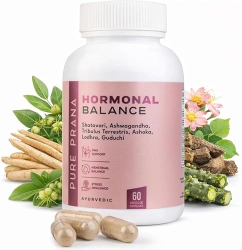 Pure Prana Ayurvedic Hormone Balance for Women - Shatavari & Ashw...