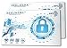 Produktbild 2X RFID Blocker Karte, NFC Blocking Schutzkarten verhindern Auslesen & Datenklau von Kreditkarten, Scheckkarten, Personalausweis & Reisepass. Nie Wieder einzelne Schutzhüllen! (Weiß)