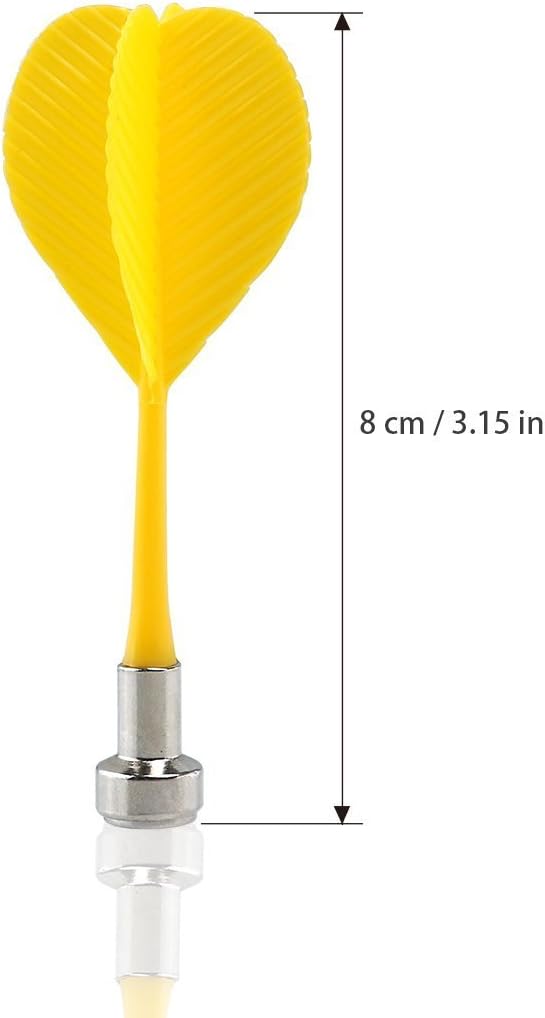 Yalis Magnetic Darts, Replacement Plastic Dart Game Safety Darts