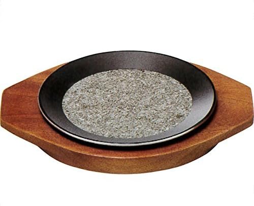 5-1002-19 Grill Pan, Gray, Diameter 7.6 x 0.9 inches (19.3 x 2.2 cm), Stone/Aluminum