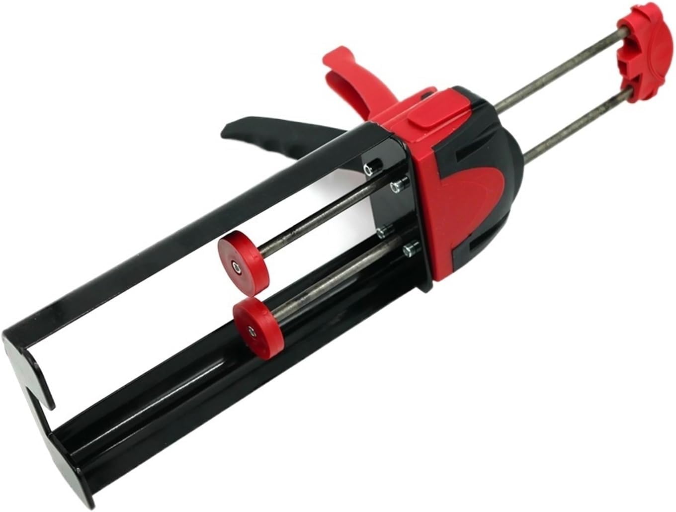 EKWQ-Double Barrel Caulk Gun 650ml Dual Component Caulking Cartridge Gun Two Component Cartridge Gun Applicator
