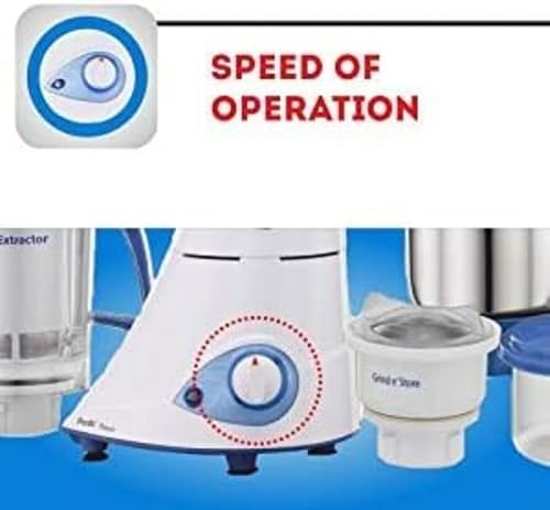 Blue Leaf - Perilla mezcladora con interruptor de encendido/apagado (paquete de 2) PRT-BLUF-KNB, color blanco