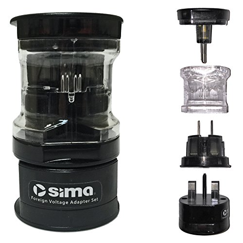 Sima SIP-3 Ultimate International Travel Adapter Plug Set