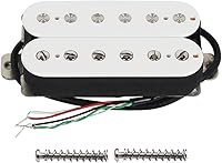 Vista 11 de FLEOR Pastillas de guitarra eléctrica Humbucker Puente Alnico 5 negras