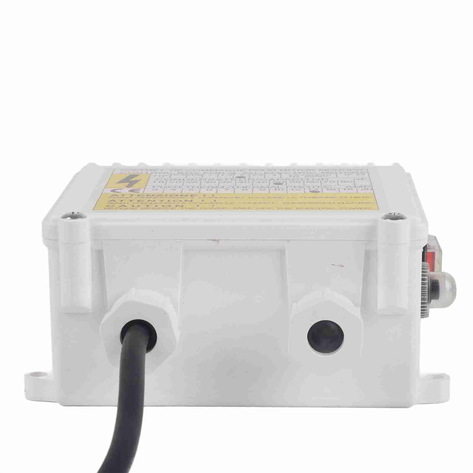 Kontroler Pompy Głębinowej, Skrzynka Sterownicza 1500W 220V, Zabezpieczenie Przeciwprzepięciowe, Materiał ABS i Miedź, Wtyczka EU