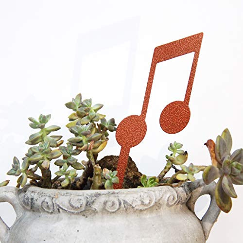 STEELDECO Decorate Plantpot - Powder Paint Coating - Steel - Brown - Flowerpot Pick-16 Note