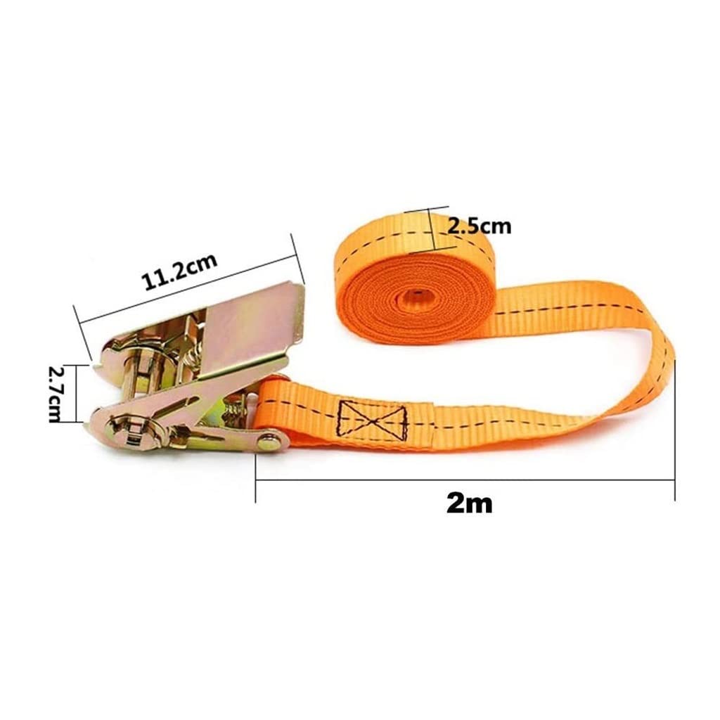 Cinghie a cricchetto per impieghi gravosi, cinghie di ancoraggio a cricchetto 1 IN Wide Pull 800kg 4 set Cinghie di tensionamento resistenti all'usura Cinghie di ancoraggio per trasporto in bundle d