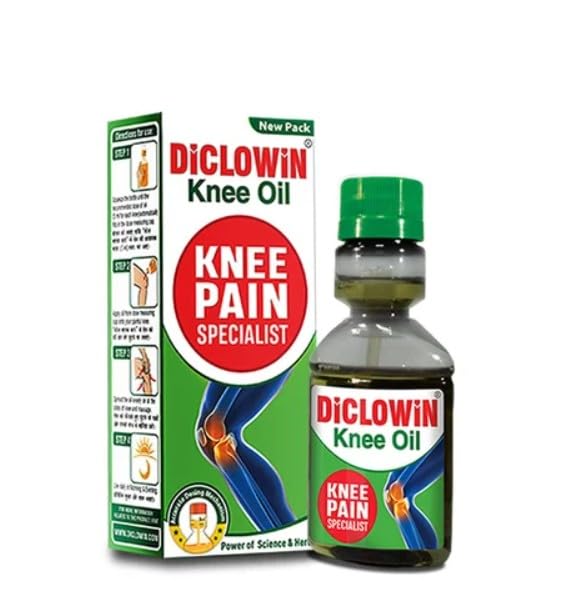 DiCLOWiN Knee Oil 60ml | Provides Joint, Knee, Ortho Pain & Arthritis Relief with Deep Penetrating Action for Lasting Comfort & Mobility | Unique Bottle, Non-Greasy Oil, Effective, Rich Aroma (Pack of 2) (60ml)-picture-41