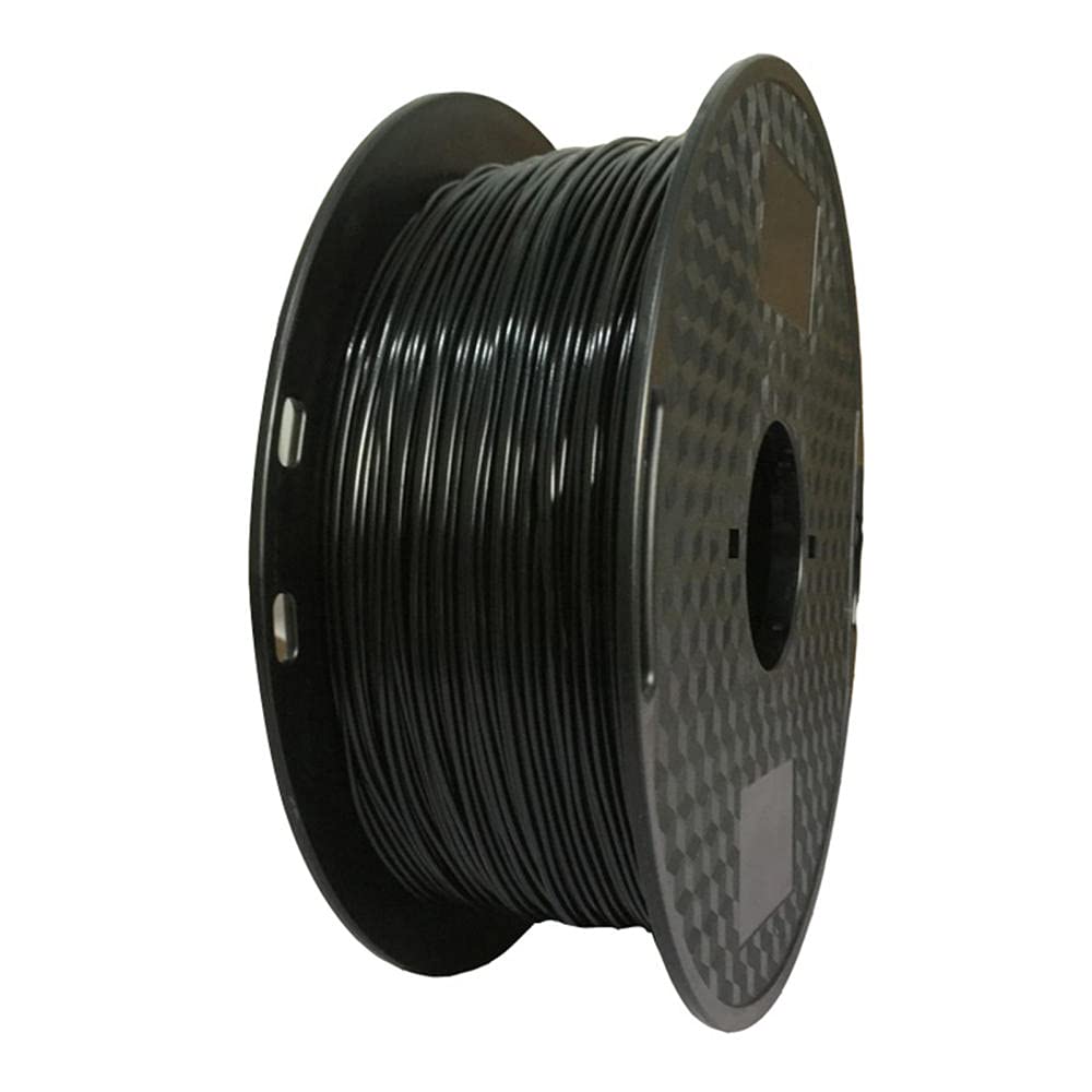 TPU 72D Filament, 1,75 mm, flexibles Filament, 3D-Drucker-Filament, 1 kg, Maßgenauigkeit +/- 0,02 mm, Schwarz-Transparent