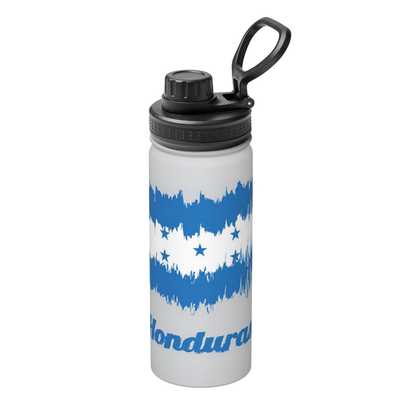 Kfjghhl Insulated Stainless Blue Honduras Flag Steel Water Bottle For Sport Gym Travel Leak Camping Hiking Hydration
