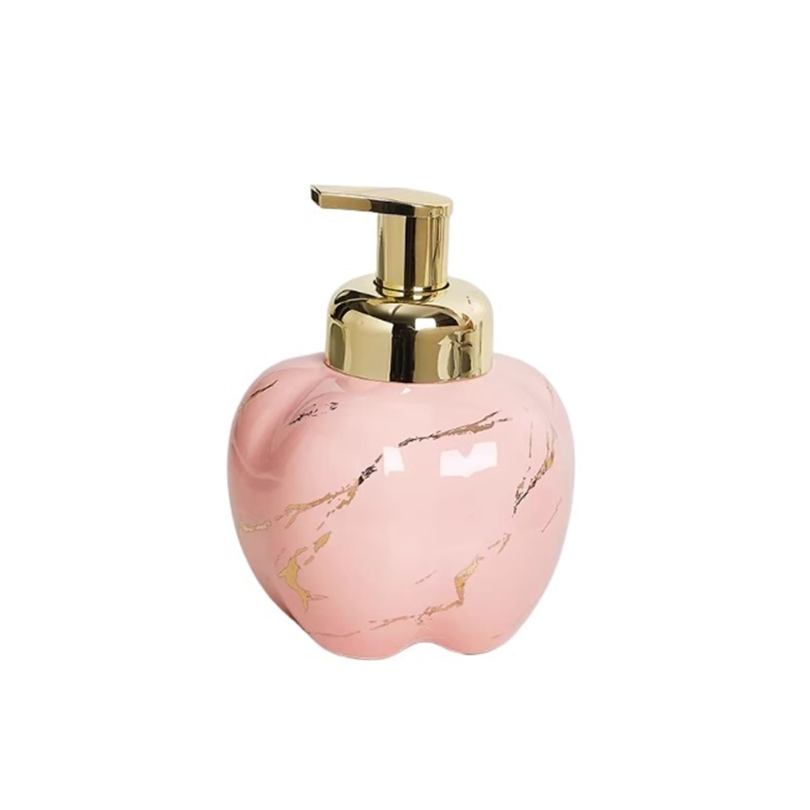 Soap Dispenser The Pumpkin-shaped Foam Dispenser Is Suitable For Shampoo And Facial Cleanser Pump Bottles(Pink)