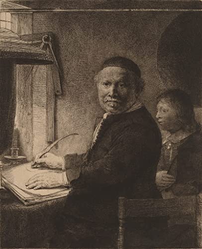 Toile Rembrandt Van Rijn pour combler un grand mur vide de salon