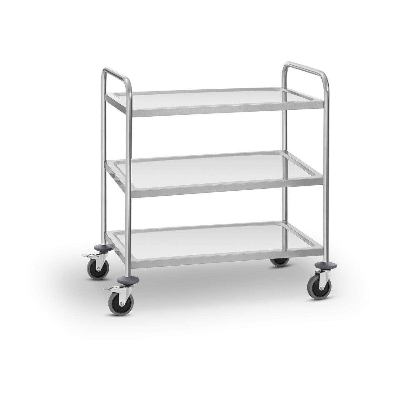 Carro de servicio de acero inoxidable – 3 bandejas – 150 kg 14_0000952