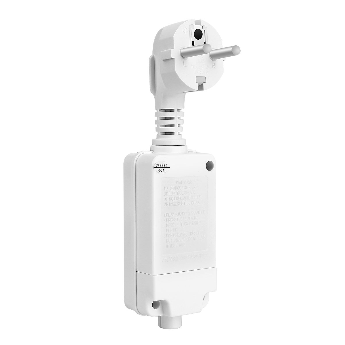Image secondaire de OAONAN Disjoncteurs Adaptateur Différentiel RCD Plug 16 Amp Pour Appareils Ménagers et Outils - Blanc