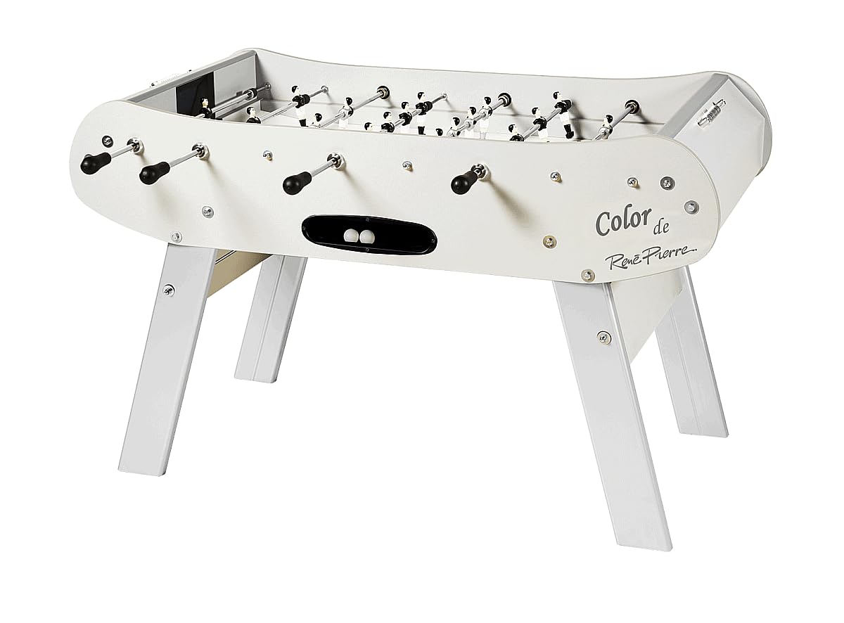 RENE PIERRE - BABY FOOT COLOR BLANC - baby foot blanc - Fabrication française - 168x98x44 - BLANC