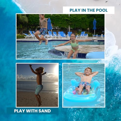 Image of INGEAR Little Boys Quick Dry Beach Board Shorts Kids Swim Trunk Swimsuit Beach Shorts Swim Trunk for Boys