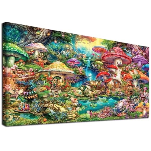 YALKIN 5D Diamond Painting Erwachsene Kinder Großes XXL 40x70cm Diamant Painting Bilder Diamond Art Erwachsene Full DIY Diamant Kunst Malerei Stickerei Set Kreuzstich Bilder Home Wand Dekor