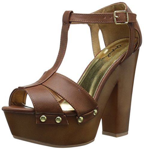 Qupid Women's Insight-36 Platform Sandal
