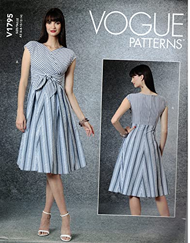 vogue Patterns V1795A5 Misses Dress A5 (6-8-10-12-14)