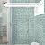 Tenedos HTC290 Azure Haven Square Glass Mosaic Tile – 12x12 Glossy Blue Tile Sheet for Kitchen Backsplash, Bathroom, Shower Wall & Accent Decor (1 Sheet)