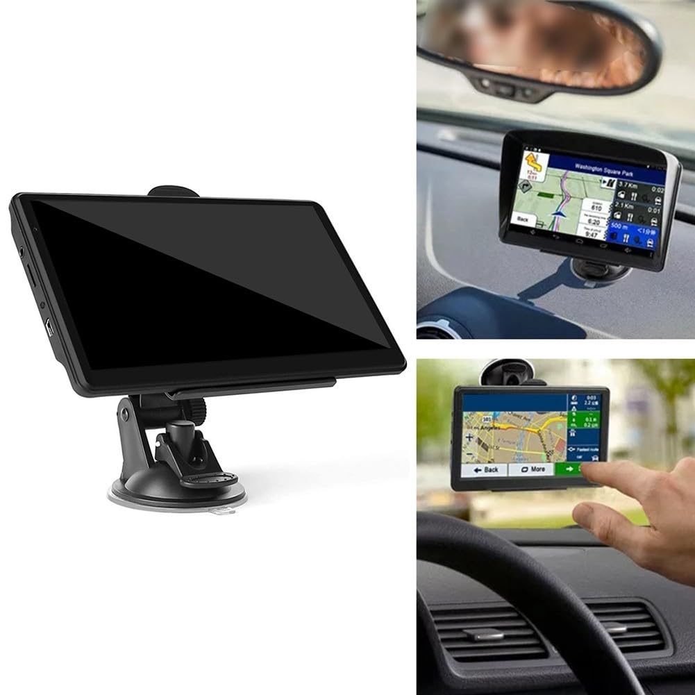 17,8 cm (7 Zoll) GPS Navigator Auto 7 Zoll LKW GPS Truck Navi UK Lebenslange Updates, Navi UK EU Karten, Unterstützung Postleitzahl Suche und Sprachführung, Blitzer, Spurführungsassistent