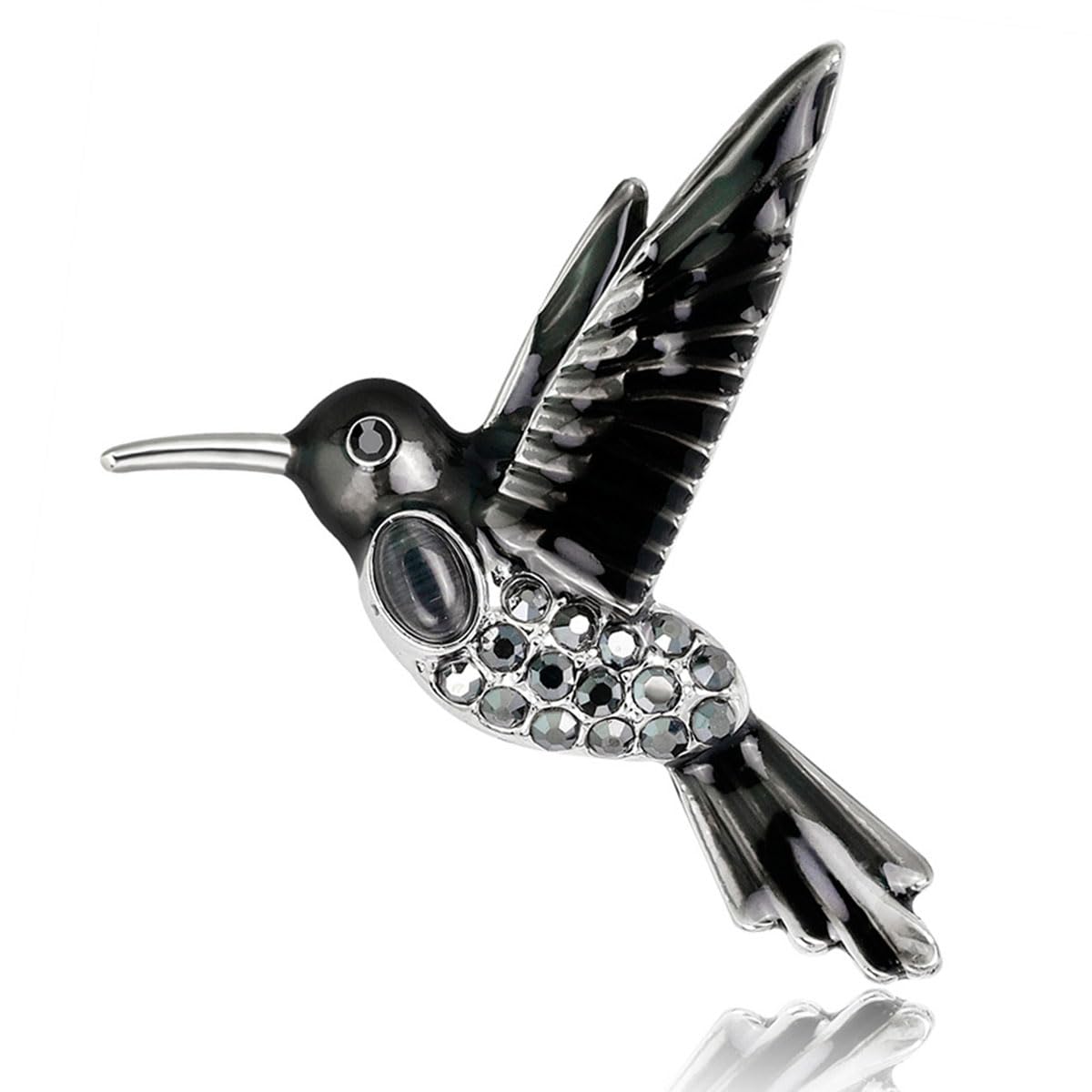 FAIRYGATE Brooch Pins Retro Crystal Rhinestone Brooches for Shirt Collar Decoration, B20 — view 46