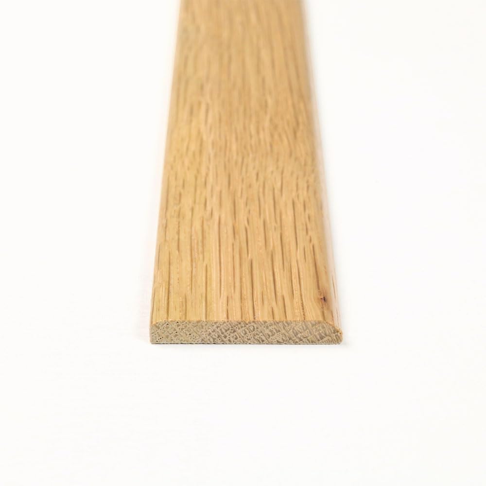 Solid Oak Flat Threshold Door Bar 45mm (Prefinished - Oak, 0.9m)