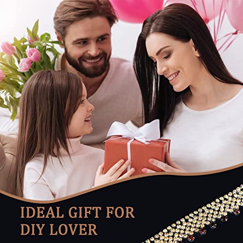 Jegoyer 1 Yard Tassel Rhinestone Dusky Gold Close Chain, Diamond Crystal Fringe Trim, Rhinestone Banding Applique For Sewing Crafts Ideal Wedding Party Clothing Diy Decorations #TOP5