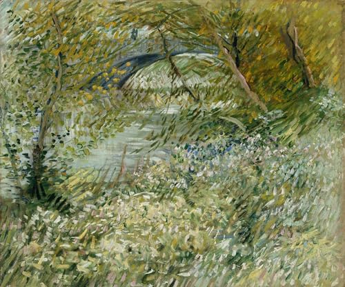 Toile murale abstraite Van Gogh 60x90cm pour décorer un grand mur de salon