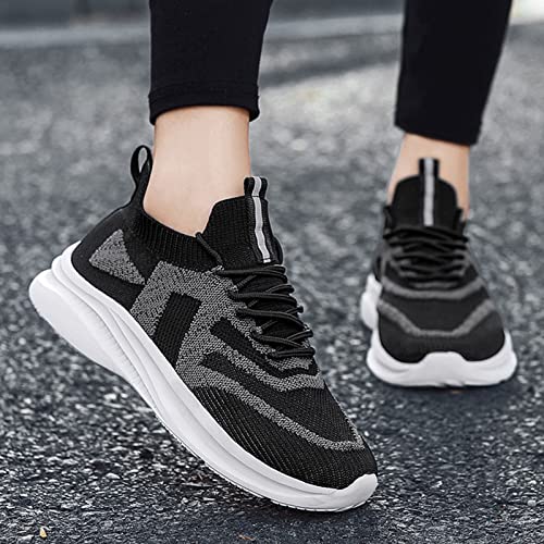 Chaussures hommes casual noir 43 running et marche urbaine mode mode décontractée en mesh