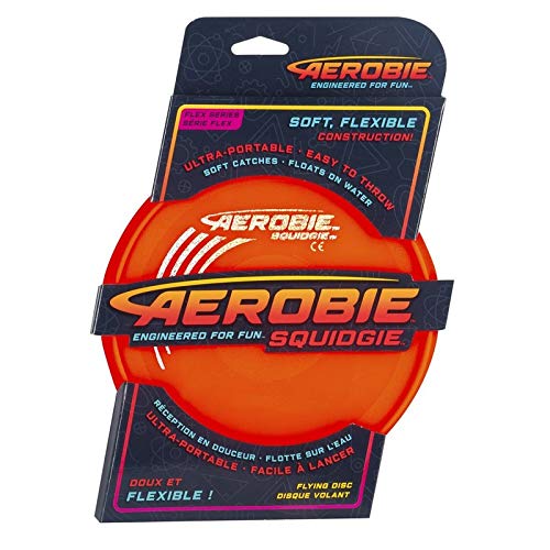 Aerobie Squidgie Disc  8" de diámetro, diseño de alerón para vuelos Largos y precisos Modelo 2019