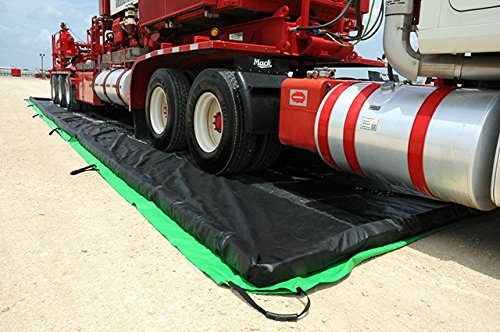 Ultratech 8472 Ultra-Containment Berm, Foam Wall Model, Pvc, 10' X 30', Black #TOP3