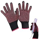 TMRBBesty Hitzebeständige Handschuhe,Hitzehandschuh,Hitzeschutz Handschuh,Lockenstab Handschuhe,Hitzebeständiger Handschuh für Haarstyling,Friseur,Friseurwerkzeuge,Friseurwerkzeuge für den Heimsalon