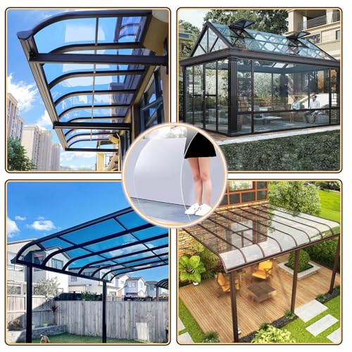 Plaque de polycarbonate transparent rigide pour toiture durable - 4